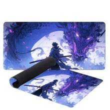 Game Dragon Boy Pattern MousePad, Anime Mouse Pad, Desktop Pad, Sewed Edge Mouse Pad Keyboard Pad Suitable For Gamers And Office School Supplies,Back To School