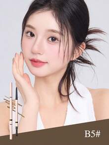 FLORTTE 双头精准眉笔，适合日常妆容，可作为礼物送给女朋友 - B5 Chestnut Brown - 查看 1