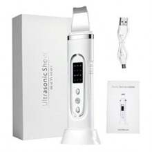 Electric Pore Cleaner, Blackhead Remover Tool For Facial And Nose, Ultrasonic Exfoliation Device, Portable USB Rechargeable Home Beauty Instrument