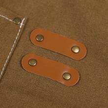 Unisex Koch-/Garten-Arbeitsschürze, mit großen Taschen, strapazierfähige Segeltuch Kreuzrücken-Arbeitsschürze, Größe M-XXL