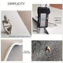 带有“欢迎”花卉图案的半圆形迎宾垫，适用于客厅、浴室、洗衣房和露台等人流量大的区域，是绝佳的招待礼物和家居装饰