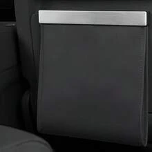 Cubo de basura para auto, basurero plegable impermeable, sin ocupar espacio, sujeto al respaldo del asiento, bolsa de almacenamiento, tamaño pequeño gran capacidad, instalación sencilla, para mantener el interior del auto ordenado, organizador de almacenamiento, artículos esenciales de viaje, de vuelta a la escuela, almacenamiento para dormitorio