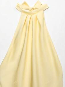 DEEKA New Fashion Minimalist Sexy Backless Satin Dress, Evening Gown