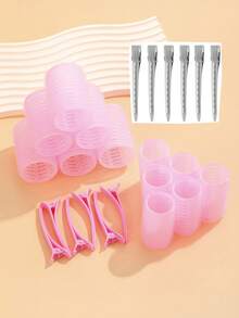 2 Size Hair Rollers For Women, 12 Pcs Rollers Hair Curlers For Long Medium Short Hair, Large Medium Small Self Grip Hair Rollers With Rollers 12pcs Clips, Hair Styling, Hair Stuff, Curly Hair Products ,Hair Accessories, Hair Styling Kit, Hair Tool Kit, Hairstyling Set ,Hair Accessories ,Hair Styling Tools
