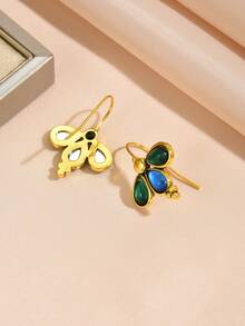 1pair Fashionable Bohemian Style Creative Design Earrings Suitable For Women's Daily Wear - Multicolor - View 9