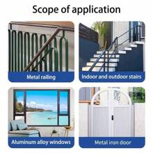 Metal Anti-Rust Paint & Rust Conversion Paint Combo Set, Suitable For Indoor & Outdoor Metal And Rust-Affected Surfaces, Waterproof, UV-Resistant, Quick-Drying, For Covering & Repairing Rust On Metals, Multiple Colors, Safe & , Odorless, Available In 180g/300g/500g Sizes