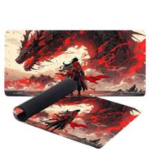 Game Dragon Boy Pattern MousePad, Anime Mouse Pad, Desktop Pad, Sewed Edge Mouse Pad Keyboard Pad Suitable For Gamers And Office School Supplies,Back To School
