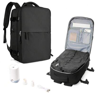 Vacuum Compression Backpack - Durable Nylon, For Men & Women Large-Capacity Travel Backpack Multifunctional Luggage Storage Backpack Lightweight & Wat