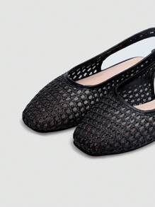 Nuevos zapatos planos de mujer, con diseño elegante y cómodo, transpirables, de rafia. Lindos y adecuados para uso diario, vacaciones y verano