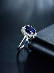 MODIAN Anillo Sólido Real De Plata Esterlina 925 De 2.0ct, Regalo De Moda Para Mujeres, Marca De Joyería 5a, Anillos De Plata Para Bodas Y Compromisos Con Caja De Regalo, Regalo De Aniversario Para Ella. Joyería Fina