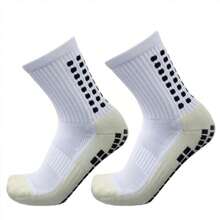 4 paires de chaussettes de sport de football pour hommes, antidérapantes pour le football, le basketball et d'autres sports