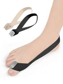 2 Color Options, Soft & Comfortable Toe Separator With Adjustable Thumb Stretcher, Unisex, Suitable For Daily Use And Cycling Activities - Multicolor - View 1