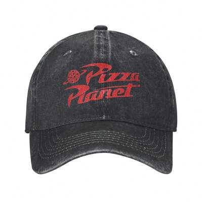 Men Women  Pizza Planet Caps Outfits Baseball Cap Vintage Hip Hop Trucker Hats Adjustable