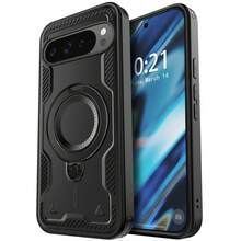 For Pixel 9/9 Pro/10/10 Pro/Pixel 9 Pro XL/10 Pro XL/Pixel 9a Case Magnetic Ring Kickstand Shockproof Hybrid Rugged Protective Slim Phone Cover Black Gift For Birthday, Mother, Family, Friends, Boyfriend, Girlfriend, Boyfriends, Valentine's Day - 黑色 - 查看 18