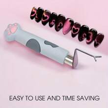 Cat Eye Nail Magnet Set Special Tool Paperclip Ultra Strong Nail Art Cat Eye 3D Heart Shaped Magnet For Creating Heart Shapes On Nails Nail Accessories Tools