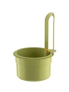 水槽过滤篮，按压自动倾倒厨房沥水篮，自清洁厨房水槽食物垃圾收集器水龙头悬挂，水槽垃圾收集器用于垃圾剩余物 - 彩色 - 查看 10