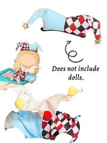 1 Set Cute Cartoon Doll Clothes, This Starry Sky Themed Set Breaks The Boundaries Of Ordinary Gifts, Endows The Doll With A "Character Story", Making The Gift More Meaningful And Adding Narrative Depth To The Display Of Collectibles