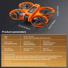 AXNEN Novo Drone RC S156 de 2025 720P HD Profissional 360° Com Duas Câmeras 5G WIFI Motores Sem Escovas Desvio de Obstáculos Quadricóptero Dobrável, Brinquedo de Aeronave de Controle Remoto, Presentes