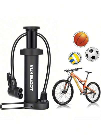 1 peça/2 peças. Esta versátil bomba de bicicleta não é só para bicicletas! Ela funciona perfeitamente com diversos infláveis, como bolas de basquete, futebol e vôlei. Uma única bomba atende a todas as suas necessidades de enchimento, tornando-a indispensável para amantes de esportes e ciclistas. Equipada com forte poder de bombeamento, ela infla itens de forma rápida e eficaz. Seja com um pneu de bicicleta furado ou uma bola esportiva murcha,