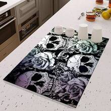 1 tấm thảm làm khô bát đĩa in hình ma quái và đầu lâu, thảm bếp bằng polyester, miếng lót thấm nước đa năng cho bát đĩa, máy pha cà phê, phụ kiện nhà bếp và gia đình, đồ trang trí nhà cửa, đồ trang trí nhà bếp, đồ trang trí phòng, đồ trang trí tiệc, đồ trang trí bàn bốn mùa, đồ trang trí tiệc, đồ trang trí đám cưới, đồ trang trí phòng ăn, đồ trang trí bếp, đồ trang trí phòng, đồ trang trí nhà cửa - Nhiều màu - Xem 17