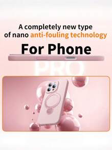 CTEGLODRIX New Luxury Design Magnetic Shockproof Stand Phone Case Compatible With Iphone 13 14 15 16 17 Pro Max With 360° Rotating Stand Camera Lens Protection + Wireless Charging Soft Cover