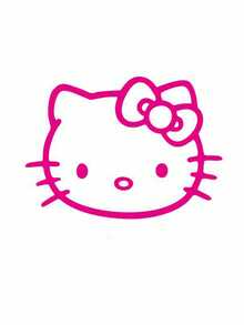 Sanrio قطعة واحدة ملصق كارتوني جميل لهيلو كيتي لالدراجات النارية والسكوتر والحماية من الخدوش، مقاوم للماء وحماية من الشمس، ملصق زخرفي لغطاء خزان الوقود والنافذة والمصد