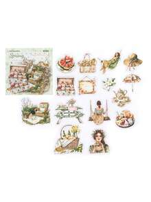 CANDY POETRY 1 包 30 张 INS 风格生活计划贴纸，创意美学贴纸，DIY 装饰工艺用品，节日礼物，个性化剪贴簿，学校文具，学校用品，返校 - 綠色 - 查看 10