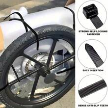 300pcs Heavy Duty Nylon Cable Ties, Self-Locking Adjustable Waterproof Non-Slip For Outdoor Cables, Garden & Home Organization - Durable Multi-Size Cord Organizer