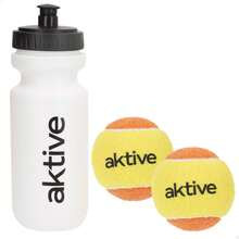 Aktive Kit de démarrage de raquette de tennis avec balles, bouteille et sac de raquette (210 gr) ✅ Livraison sous 24/48 heures en Espagne (continent) - Noir - Voir 6