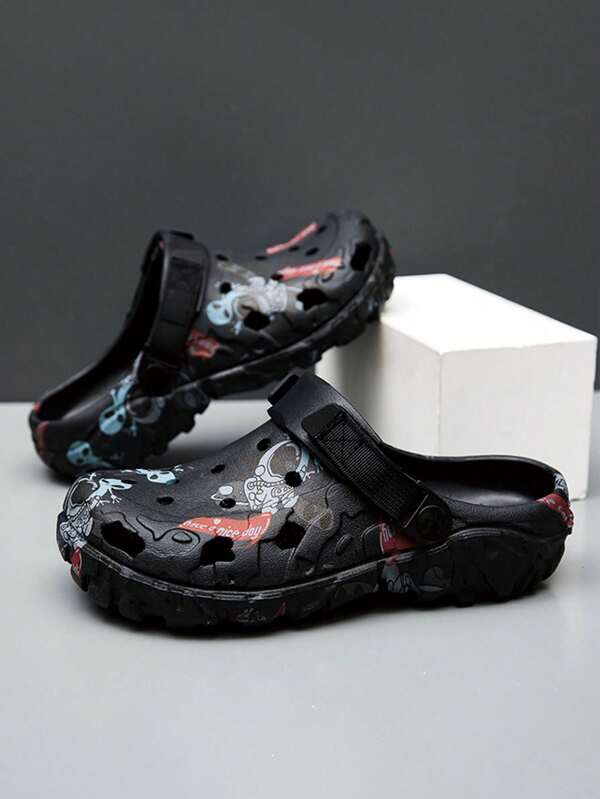 Men's Summer Casual Slippers, Anti-Slip, Raised Height, Indoor, Beach, Office, Breathable Sandals