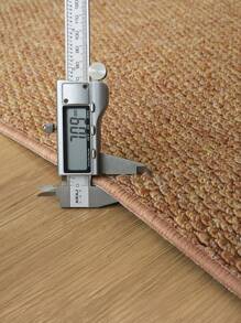 1 Stück halbkreisförmiger kleiner Teppich mit Ananas Muster in Braun, kreatives Ins-Stil Design für Wohnzimmer & Schlafzimmer, geeignet für Bettseite, Badezimmer, Küche, Eingang, nordisches Design, vielseitig einsetzbarer kleiner Teppich