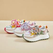 Women Chunky Shoes - 紫色 - 查看 5