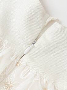 Balabala Tüllkleid für Kleinkind Mädchen - besticktes Prinzessinnen-Partykleid süß und stilvoll