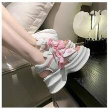 Sandals With A Medium Heel (3–5 Cm) And A Rubber Platform Sole