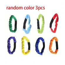 1/3/6 件弹性腿带，适用于三足比赛 - 可调节派对游戏带，适用于团队挑战、家庭娱乐和户外活动，多色（混合颜色）节日用品（圣诞节、生日、团体游戏） - 彩色 - 查看 13