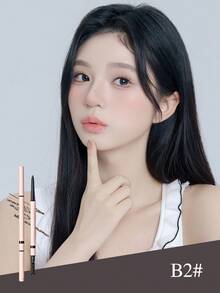 FLORTTE 双头精准眉笔，适合日常妆容，可作为礼物送给女朋友 - B2 Gray Brown - 查看 1