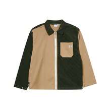 Puma Chaqueta deportiva casual con cuello alto y cremallera en bloque de color para hombres en otoño/primavera - Verde militar/caqui - View 1