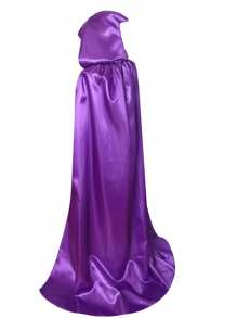 1 Stück Polyester Karnevalsthema Umhang - Unisex bodenlanger Kapuzenumhang, geeignet für Halloween, Weihnachten, Ostern, Thanksgiving, Geburtstagspartys - Cosplay und Party Kostümzubehör, ohne Federn, nicht elektrisch