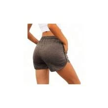 Womens Athletic Shorts Running Dolphin Shorts With Pockets And Drawstring,Fabric Type-Material:60%Polyester,35%Rayon,5%Spandex,Care Instructions-Machine Wash - 2g-deep Coffee - 查看 4