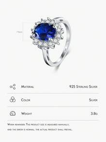 MODIAN Anillo Sólido Real De Plata Esterlina 925 De 2.0ct, Regalo De Moda Para Mujeres, Marca De Joyería 5a, Anillos De Plata Para Bodas Y Compromisos Con Caja De Regalo, Regalo De Aniversario Para Ella. Joyería Fina