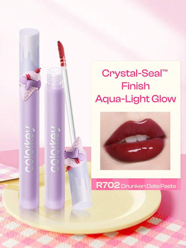 COLORKEY 1,7g Air Lip Glaze Gloss Series, Rouge à lèvres liquide, Miroir, Brillant à lèvres, Brillant, Aqueux, Longue tenue, Pour débutants, Pour femmes, Pour un usage quotidien, Cadeau pour femmes, mères, épouses, sœurs, adolescentes, amies, Pour fête, Pour voyages, Fête, Plage, Voyages, Camping, Extérieur, Maquillage