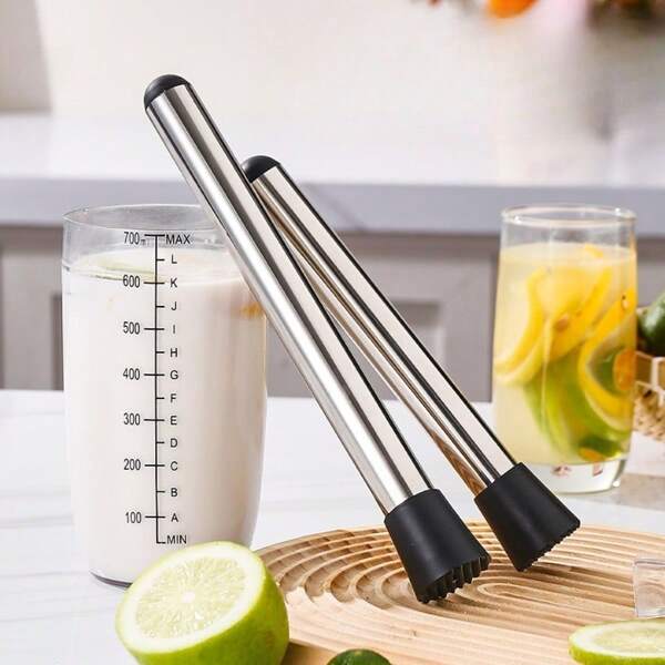 Masher Blender Crushed Ice Mallet Lemon Squeezer Juicer Shaker Cup Stainless Steel Fruit Crusher Muddler