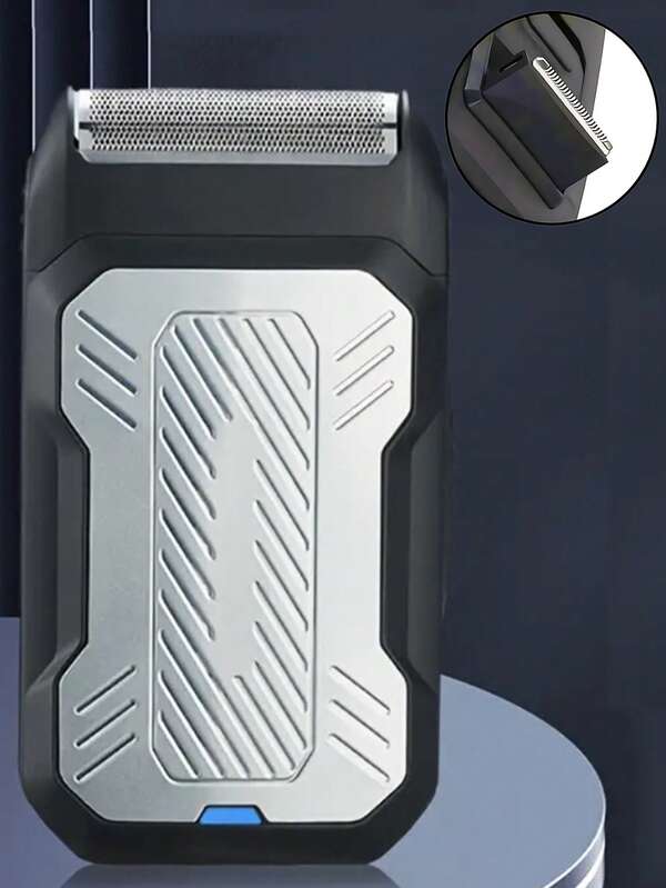 GERTZY Afeitadora de barba y patillas eléctrica para hombre, recortador profesional de barba recargable con batería de litio, regalo para el esposo o el padre