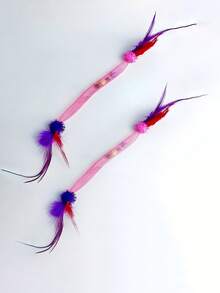 1pc Elastic Net Catnip Ball Cat Toy, Self-Entertainment Chew Toy With Feather For Young Cats, Pet Supplies