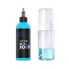 DQFART Highly Concentrated Tattoo Professional Green Foam 120ML/4OZ, Including A Push-Down Spray Bottle. High Quality Tattoo Supplies, Cleans And Soothes The Skin