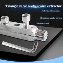 4/6 点升级水龙头角阀断线取出工具，便携式自来水管道维修套件，适用于 PPR/PPE 管道