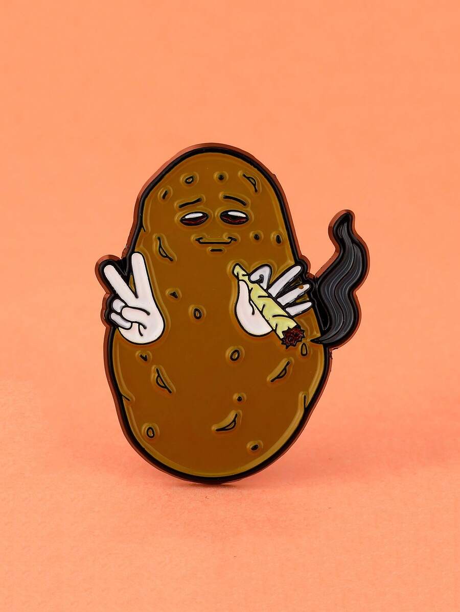 1PC Cute Potato Badge Cartoon Pin Suitable As A Gift For Friends - BR279 - View 1