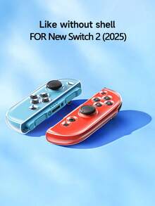 Vỏ bảo vệ cho 2 máy chơi game (Mẫu 2025), Vỏ kim tuyến trong suốt tương thích với Switch OLED/Switch NS, Phụ kiện tay cầm chơi game đa năng, Nhiều kết hợp màu sắc, Phụ kiện trò chơi Switch, Phụ kiện tay cầm chơi game Joycon 2 - Nhiều màu - Xem 12