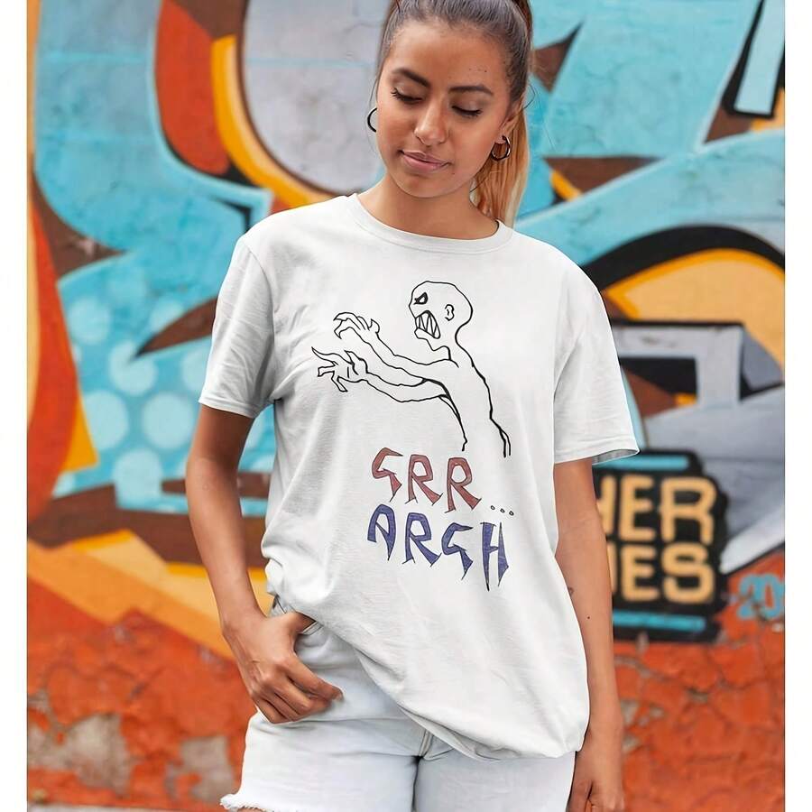 Uni, Grr Argh Buffy T-Shirt, Buffy Swea, Buffy The Vampire Slayer Shirt, BTVS, Vintage Buffy Shirt, Dingoes At My Baby Buffy Shirt220G Pure Cotton T-Shirt - Send Warmth To Your Loved Ones, A Perfect Birthday Gift And Day Surprisetops For Wo, Clothes Wo,Vintage,Vintage Clothes Wo,Cotton,Summer Clothes Wo,Summer Tops Wo, Mujer, For Wo,Cute,Goth,Inawly,Red White And Blue,Camia,Ry,Ing,Graphics Woman T Shirts,Retro,Embroidered,Casual,Tops,Graphic S,Graphic S Wo,Musera,Beach,S - White - View 1