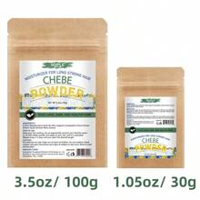 GOIPLE African Chebe Powder, Promotes Strong And Healthy Hair, Glossy Hair Care Product, Suitable For Dry And Damaged Hair, Contains Natural Ingredients, Prevents Breakage, Deep Nourishment, Repairs Split Ends, 30g/100g - 棕色 - 查看 2